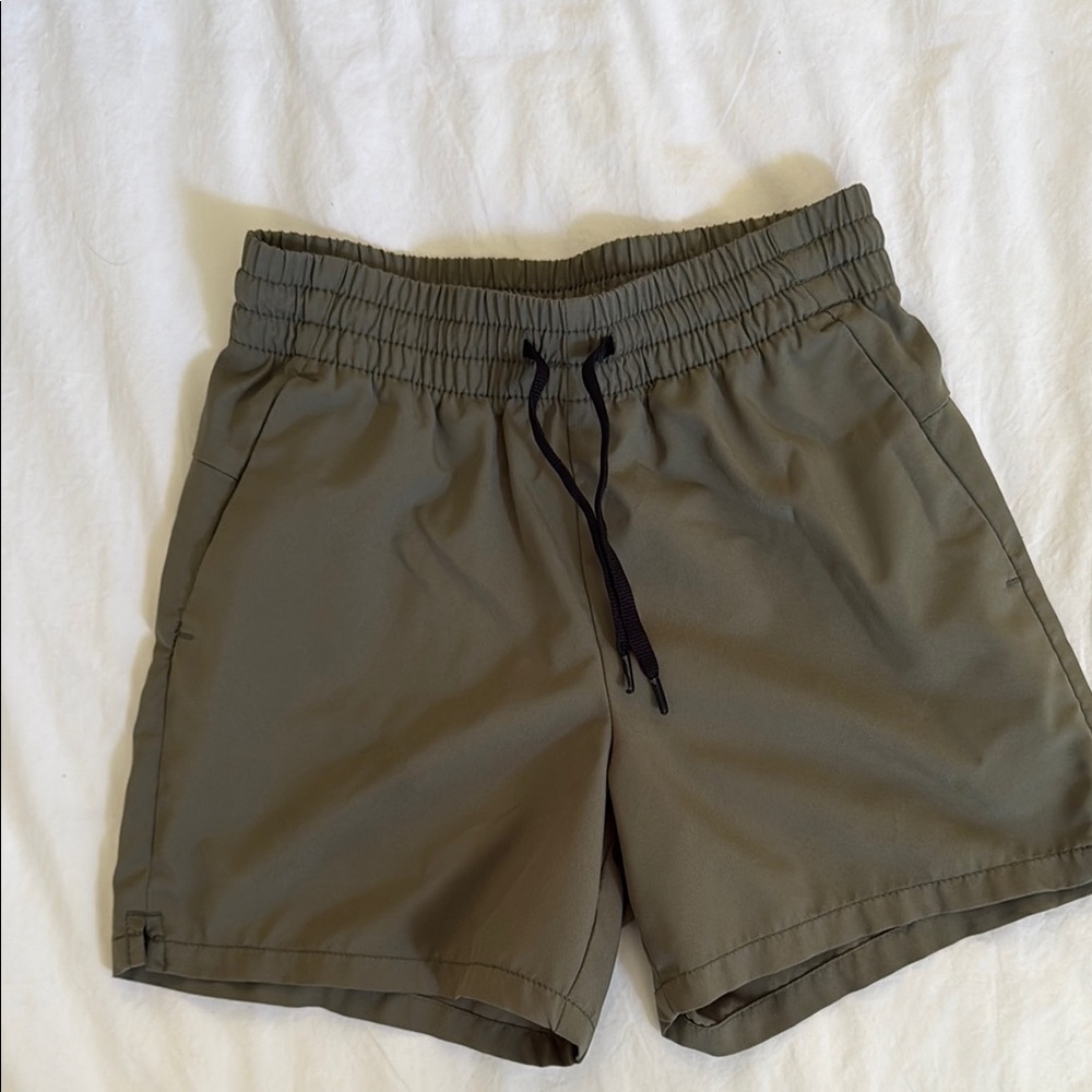 OLD NAVY Olive Green Stretchtech Shorts 5